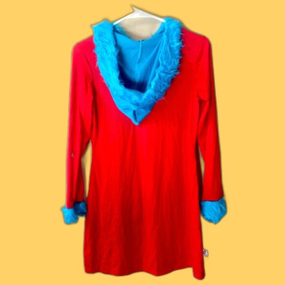 Adult Thing 1 Dress Costume - Dr. Seuss - Picture 2 of 3